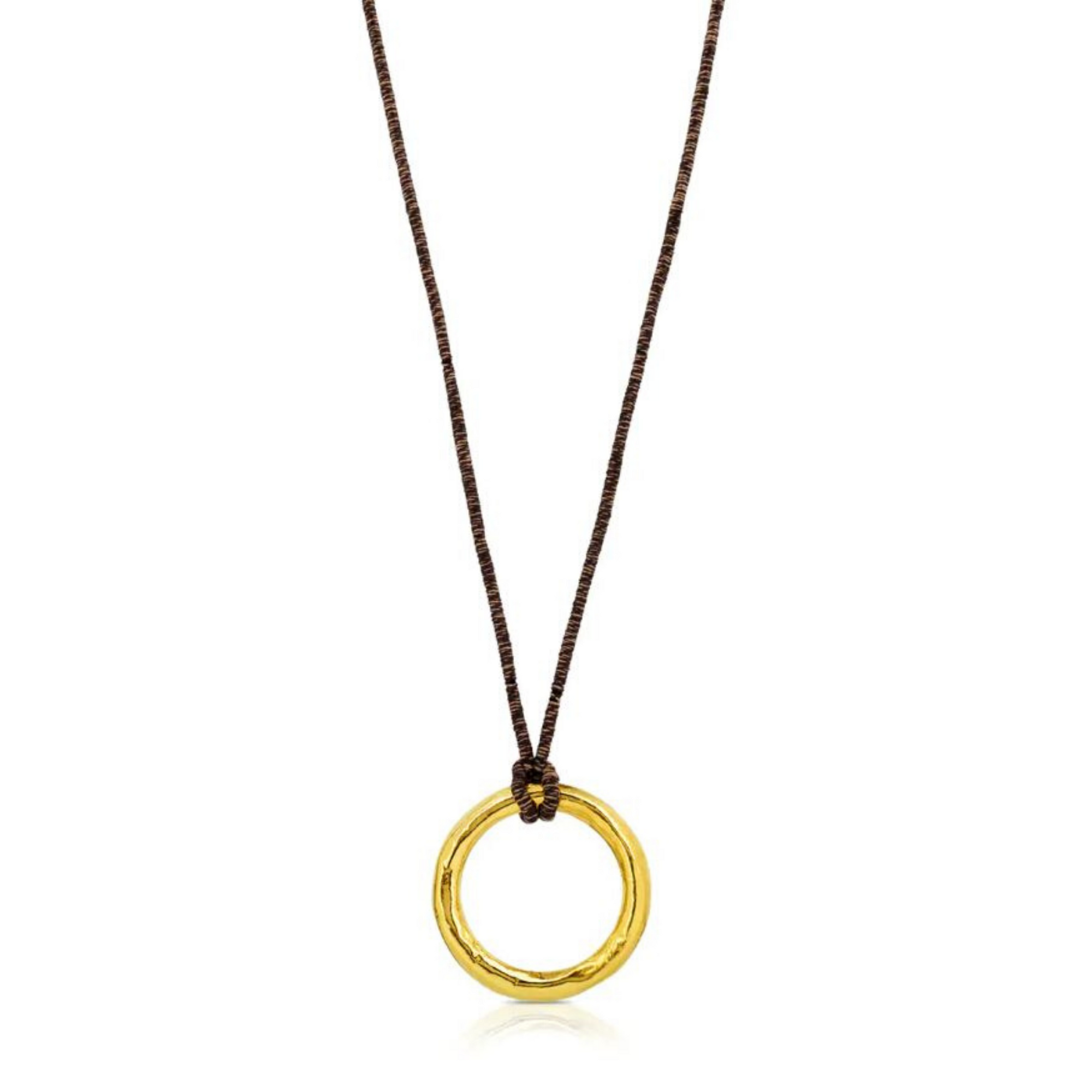 Vermeil Silver Duna Tube Necklace