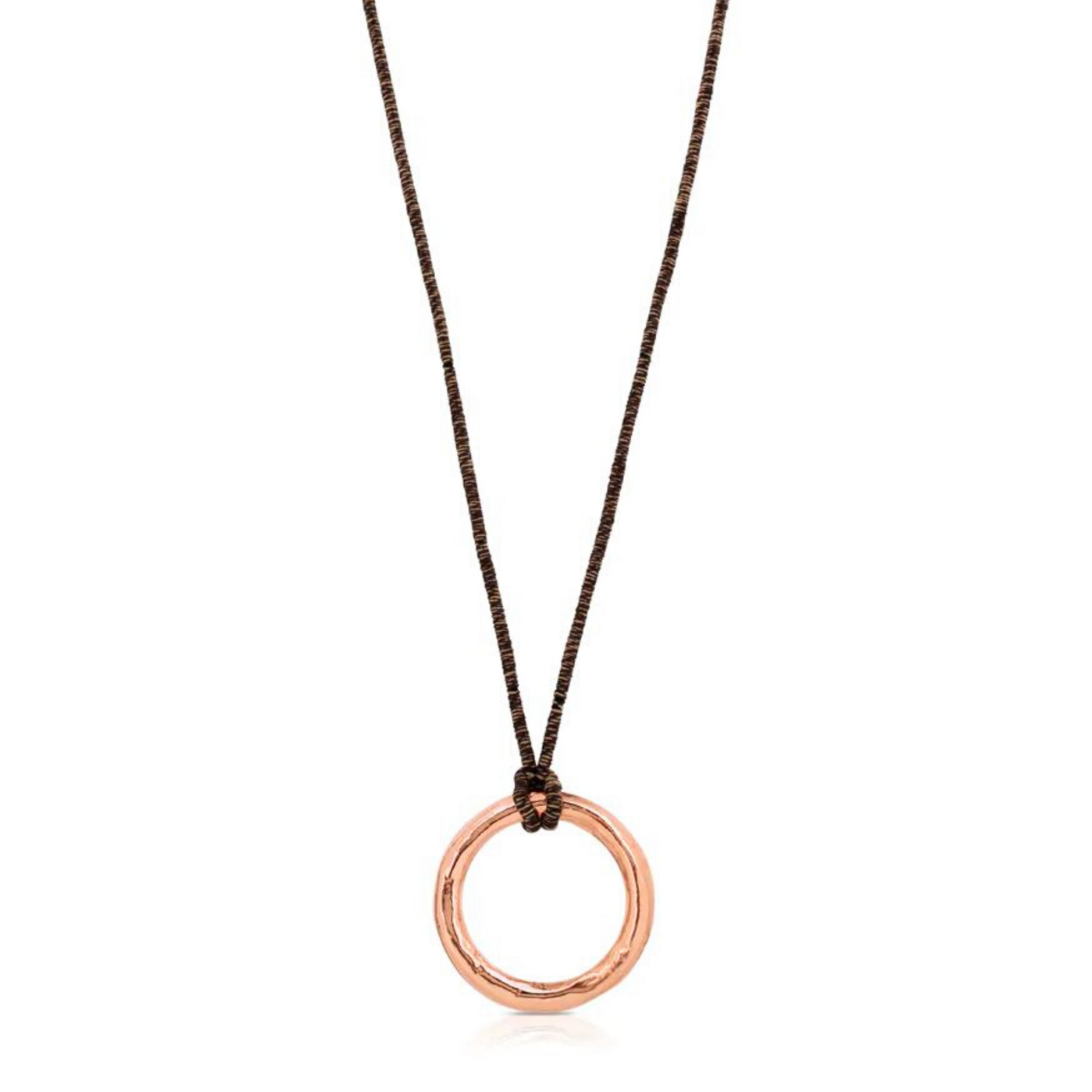 Rose Vermeil Silver Duna Tube Necklace