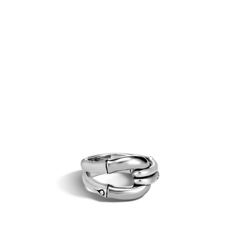 Bamboo Ring In Silver