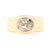 14kt Yellow Gold Natural Gold Quartz Ring