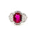 18k ring with AGL certified unheated ruby
