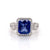 18k ring with a Christian Dunaigre certified Ceylon sapphire