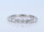 18Kt 1.07ctW 9 Stone Diamond Band