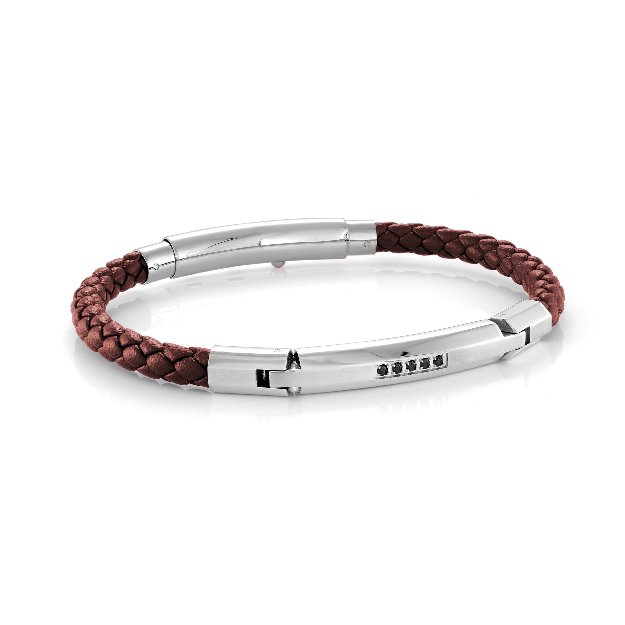 Circon Leather Bracelet