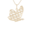 Two-tone 14kt Yellow Gold Butterfly Pendant