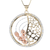 Stunning and Delicate 14k Tri-Color Gold Pendant