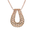 Choco Diamond 1.88 ct Pendant in 14Kt Rose Gold