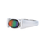 Sterling Silver Men's Oval Ammolite Bezel Set Ring