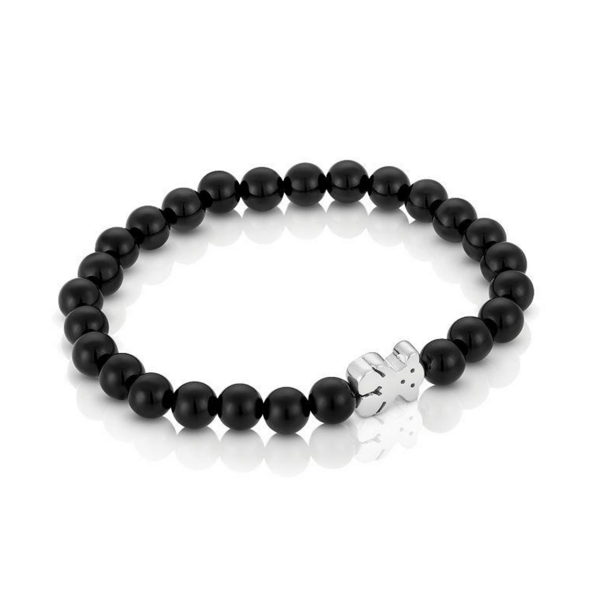 Silver Sweet Dolls Bracelet with Onyx