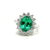 18kt White Gold gold with with and AGL and CDC certified paraiba tourmaline