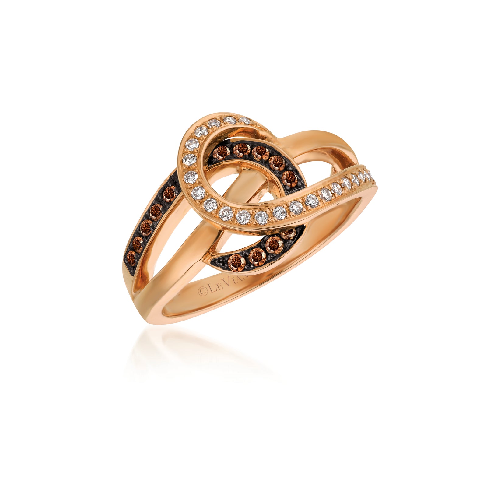 14k Strawberry Gold Chocolatier Ring