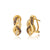 14Kt Strawberry Gold Earrings With Diamonds