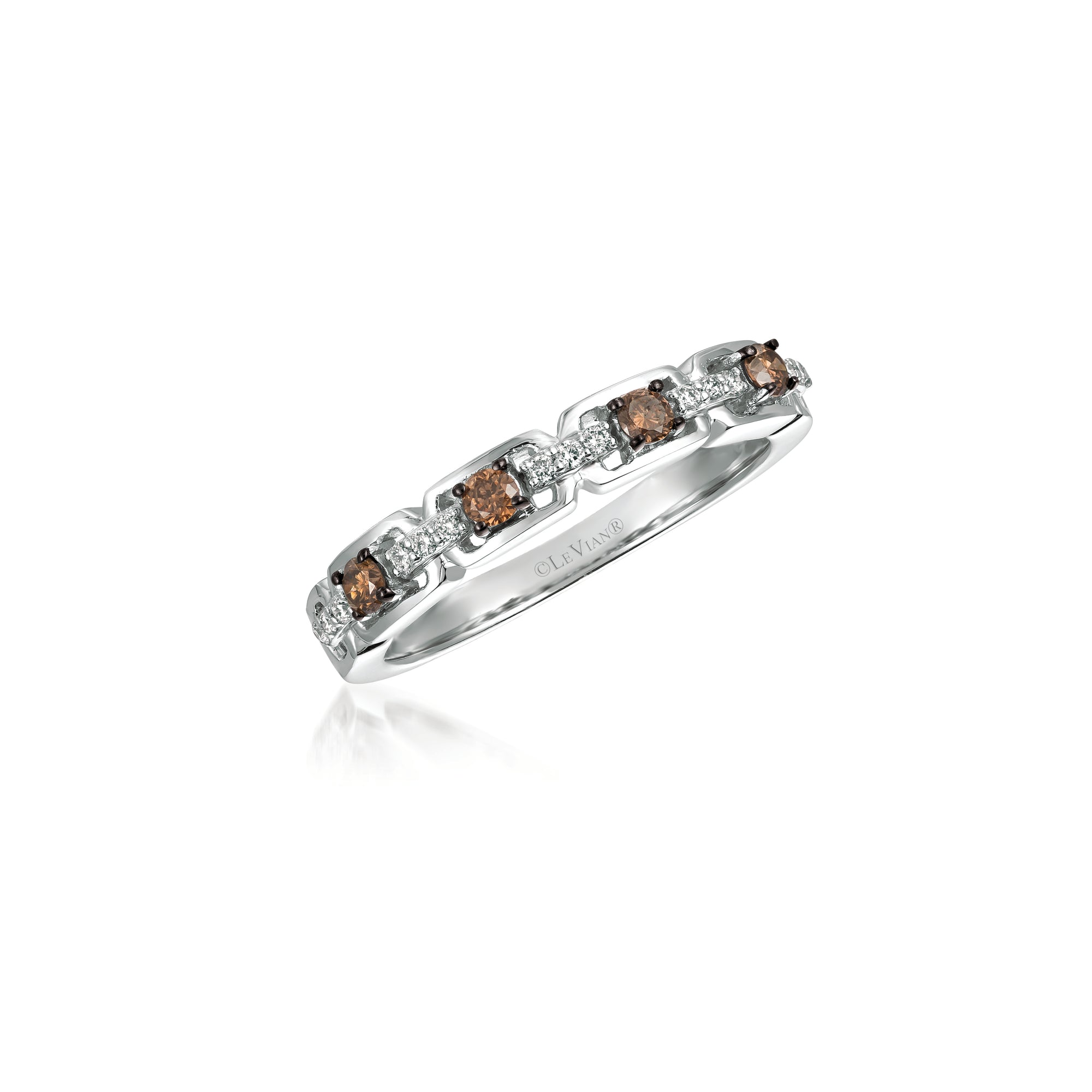 14Kt Vanilla Gold And Diamond Ring