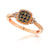 14Kt Strawberry Gold And Diamond Ring
