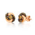14Kt Strawberry Gold And 0.46cts Diamond Earrings