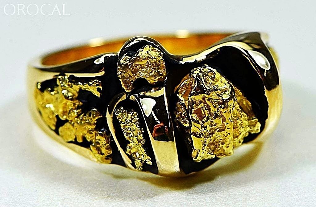 Gold Nugget Men s Ring