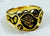 Gold Nugget Mens Ring Orocal Rm654 Genuine Hand Crafted Jewelry - 14K Casting