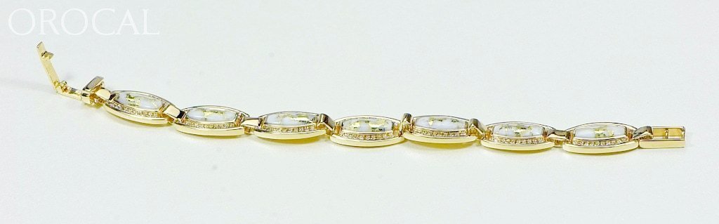 Gold Quartz Bracelet Orocal Bdlov6Mmd210Q Genuine Hand Crafted Jewelry - 14K Casting