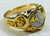 Gold Quartz Ring Orocal Rm654Q Genuine Hand Crafted Jewelry - 14K Casting